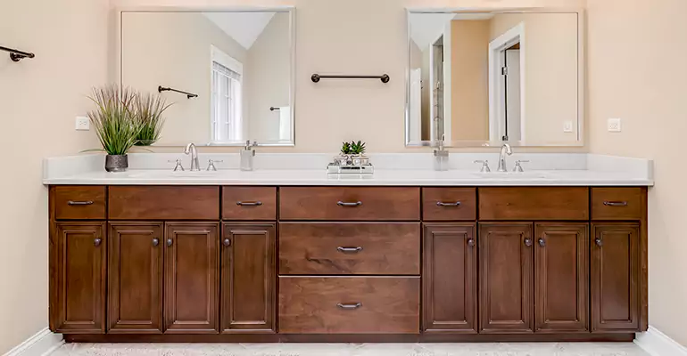 Bathroom Cabinet Renovation in Burlington
