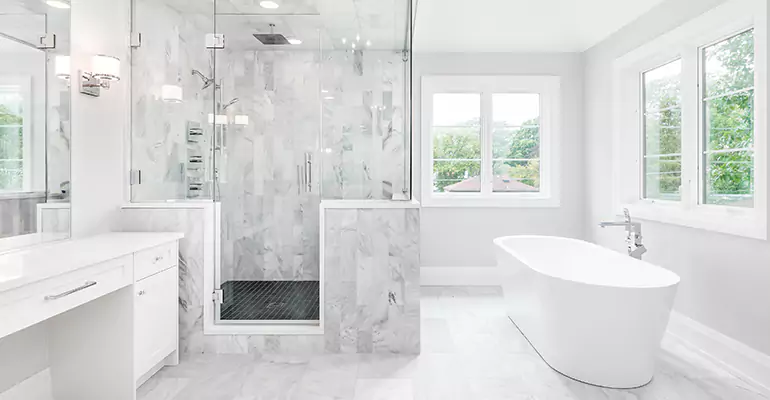 Full Shower Remodel in Burlington