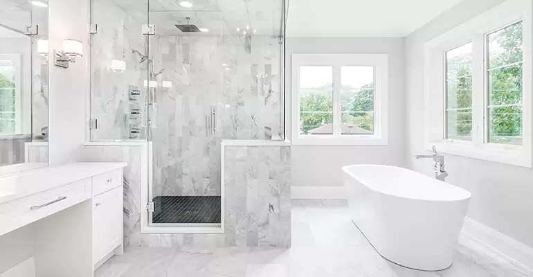 New Construction Master Bathrooms in Burlington